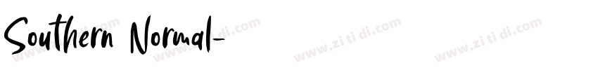Southern Normal字体转换
